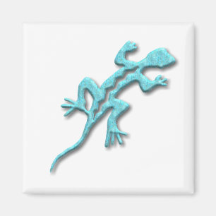 Lizard-Türkis Magnet