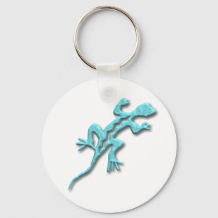 Lizard-Türkis Schlüsselanhänger