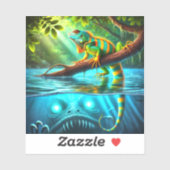 Lizard und Monster Aufkleber (Blatt)