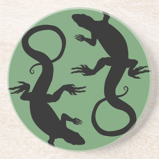 Lizard Untersetzer Reptile Art Decor Lizard Gesche (Vorne)