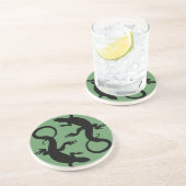 Lizard Untersetzer Reptile Art Decor Lizard Gesche (Seite)