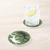 Lizard Untersetzer Reptile Art Untersetzer Lizard  (Seite)