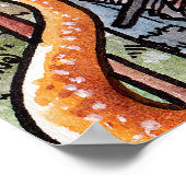 Lizard Warrior Poster (Ecke)