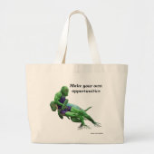 Lizard Warrior Wrestling Fantasy Art Tote Tasche (Vorne)