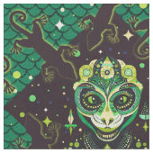 Lizard Wizard Stoff (Nahaufnahme)