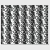 Lizard Wrapping Paper Reptile Art Weihnachtspapier Geschenkpapier (Flach)