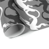 Lizard Wrapping Paper Reptile Art Weihnachtspapier Geschenkpapier (Rolleneckpunkt)