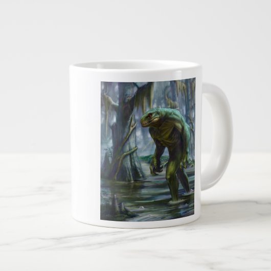 Lizardman von Scape Ore Swamp Jumbo-Tasse (Vorderseite Rechts)