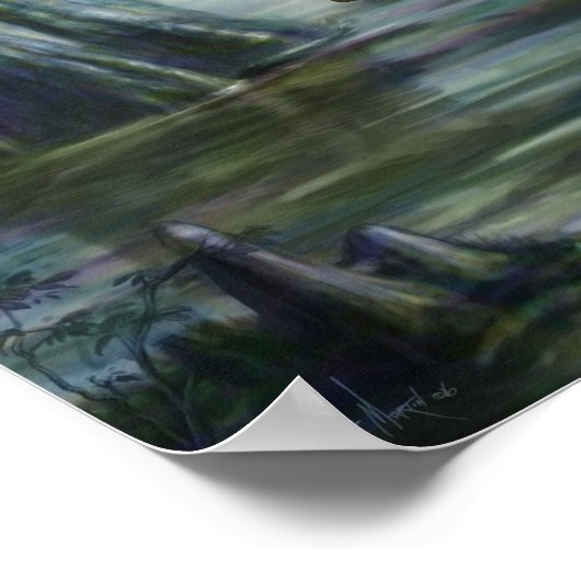 Lizardman von Scape Ore Swamp Poster (Ecke)