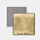 Lizardo DaVinci Magnet (Vorderseite/Rückseite)