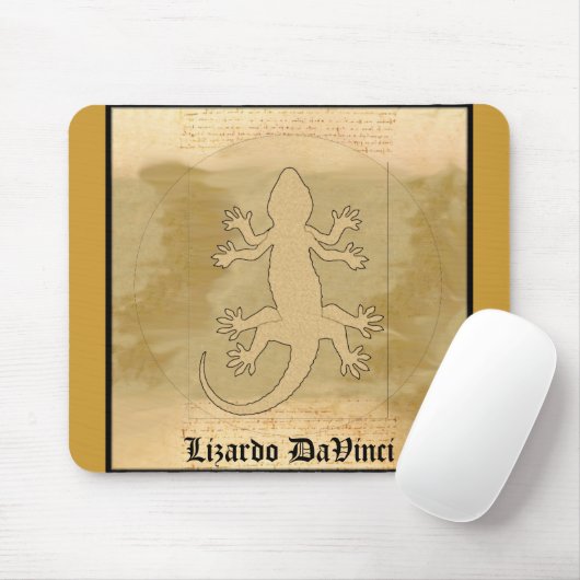 Lizardo DaVinci Mousepad (Mit Mouse)