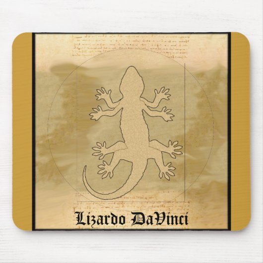 Lizardo DaVinci Mousepad (Vorne)