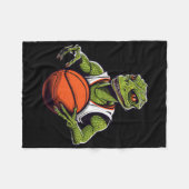 Lizards Basketball Fleecedecke (Vorderseite (Horizontal))