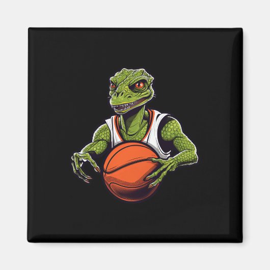 Lizards Basketball Magnet (Vorne)