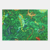 Lizards Batik Geschenkpapier Set (Vorderseite 3)