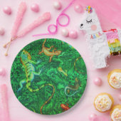 Lizards Batik Pappteller (Party)