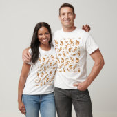 Lizards Chameleons: Nahtloses Muster. T-Shirt (Unisex)