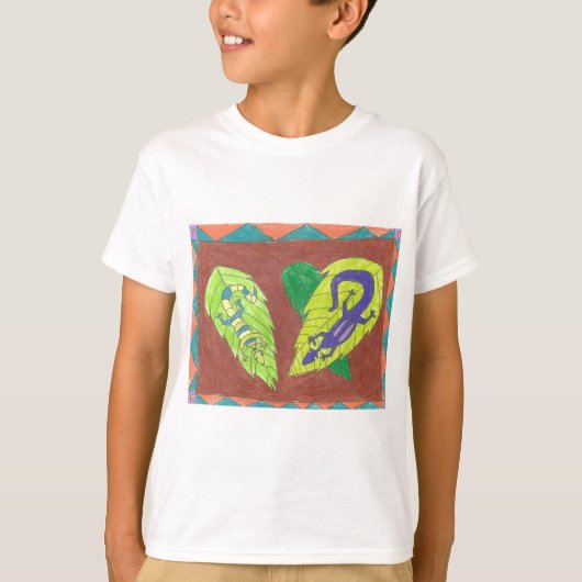 Lizards Child's T - Shirt (Vorderseite)