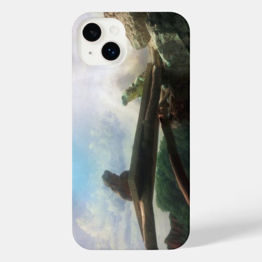 Lizards Face Off iPhone Case iPhone Hülle (Rückseite)