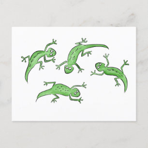 Lizards Postkarte