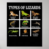 Lizards Reptilien Poster (Vorne)