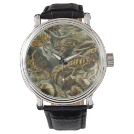 Lizards von Ernst Haeckel Vintag Lacertilia Animal Armbanduhr