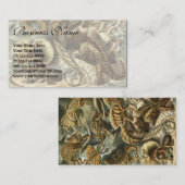 Lizards von Ernst Haeckel Vintag Lacertilia Animal Visitenkarte (Vorne/Hinten)