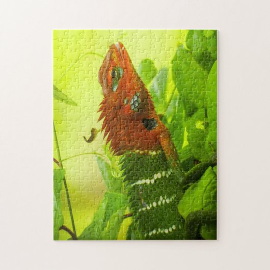 Lizards von Sri Lanka. Puzzle (Vertikal)