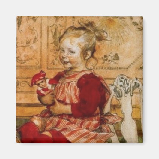 Lizbeth Holding a Doll Magnet (Vorne)