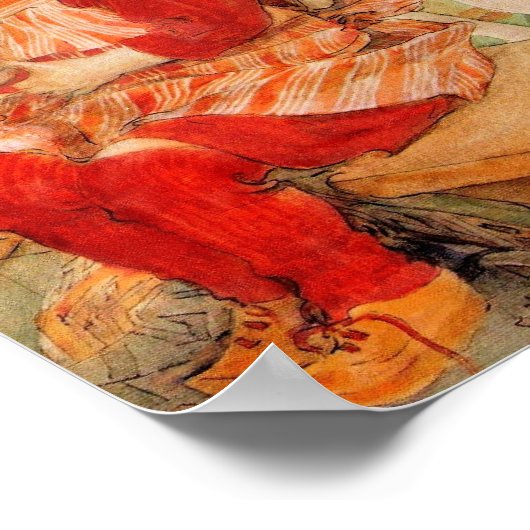 Lizbeth Holding a Doll Poster (Ecke)