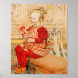 Lizbeth Holding a Doll Poster