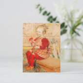 Lizbeth Holding a Doll Postkarte (Stehend Vorderseite)