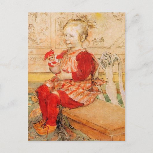 Lizbeth Holding a Doll Postkarte (Vorderseite)