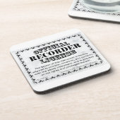 Lizenz aufzeichnen getränkeuntersetzer (Linke Seite)