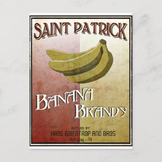 Lizenz für Banana Postkarte
