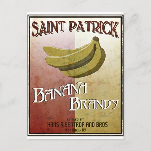 Lizenz für Banana Postkarte (Vorderseite)