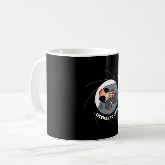 Lizenz für Chill Sloth Kaffeetasse (Vorderseite Links)