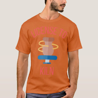 Lizenz für die Töpferei-Keramiken Clay 4 T-Shirt