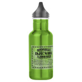Lizenz für Djembe Edelstahlflasche (Links)