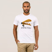 Lizenz für Fly & Tell Jokes, Funny, Pilot Spaß T-Shirt (Vorne ganz)