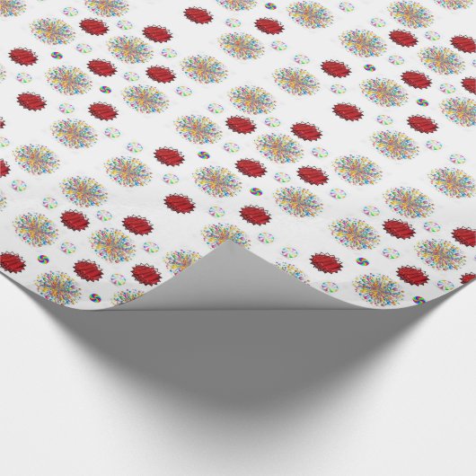 Lizenz für glänzendes Papierumschlag Geschenkpapier (Ecke)