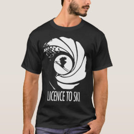 LIZENZ FÜR SKI T - Shirt Design for Men