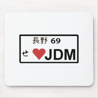 Lizenz-Platte Mousepad der Liebe-JDM