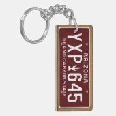 Lizenz-Platten-Schlüsselanhänger Arizonas 1980 Schlüsselanhänger (Vorderseite links)