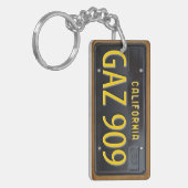 Lizenz-Platten-Schlüsselanhänger GEWOHNHEIT Schlüsselanhänger (Vorderseite links)