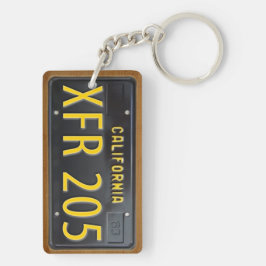 Lizenz-Platten-Schlüsselanhänger GEWOHNHEIT Schlüsselanhänger