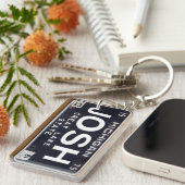 Lizenz-Platten-Schlüsselanhänger-Gewohnheit Schlüsselanhänger (Vorderseite rechts)