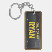 Lizenz-Platten-Schlüsselanhänger GEWOHNHEIT Schlüsselanhänger (Vorderseite links)