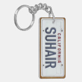 Lizenz-Platten-Schlüsselanhänger GEWOHNHEIT Schlüsselanhänger (Vorderseite links)