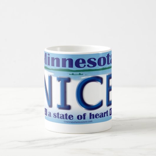 Lizenz-Platten-Tasse Minnesotas Nice® Kaffeetasse (Mittel)